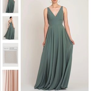 Jenny Yoo Maddi Bridesmaid Dress in Whisper Blue